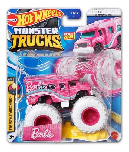 Carrinho Hot Wheels Monster Truck Mattel Fyj Cor Barbie Rosa Mercadolivre