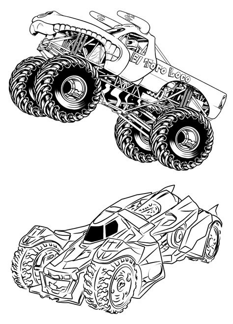 Desenhos De Carros Hot Wheels Para Colorir