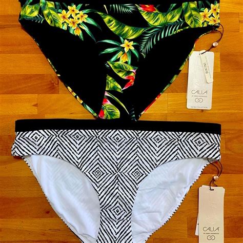 Calia By Carrie Underwood Swim Calia By Carrie Underwood Lycra Bikini Bottom Womens M