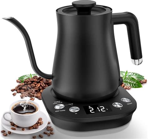 amazoncom electric gooseneck kettle  temperature control