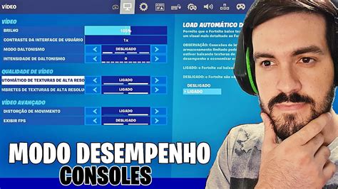 Como Ativar O MODO DESEMPENHO No CONSOLE PS4 PS5 XBOX Fortnite