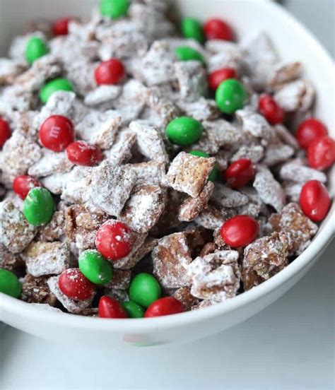 Christmas Puppy Chow Reindeer Chow Simply Made Eats