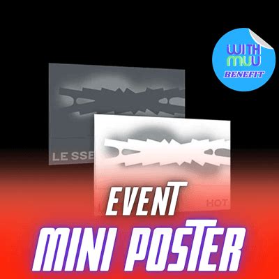 Le Sserafim Th Mini Album Hot Weverse Albums Ver Kpop Usa Withmuu Official Mini Poster