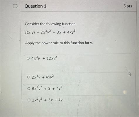 Solved Question 15 PtsConsider The Following Chegg