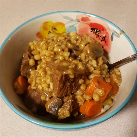 Beef Mushroom Barley Soup Recipe Allrecipes