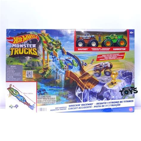 Promo Hot Wheels Monster Trucks Wreckin Raceway Playset Diskon Di Seller Qairina Store