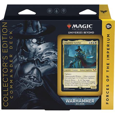 Mtg Commander Deck Collector Warhammer K Forces Of The Imperium