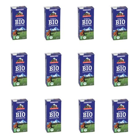 Berchtesgadener Land Haltbare Alpenmilch 3 5 Fett Bio 1 L 12er