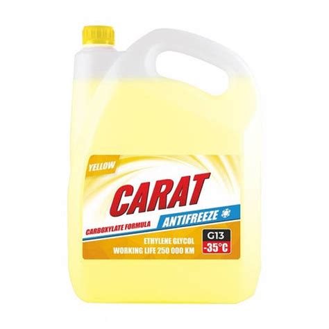 Купить ANTIFREEZE COOLANT G13 YELLOW, ТМ "CARAT", 4,3 кг, цена 338 ...