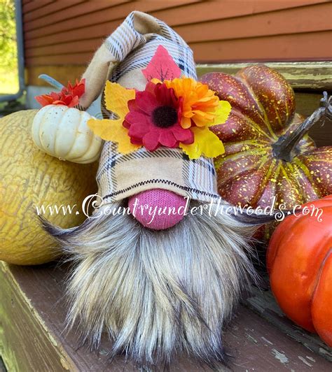 Fall Gnomes Unique Handmade Fall Gnomes Great Gift | Etsy