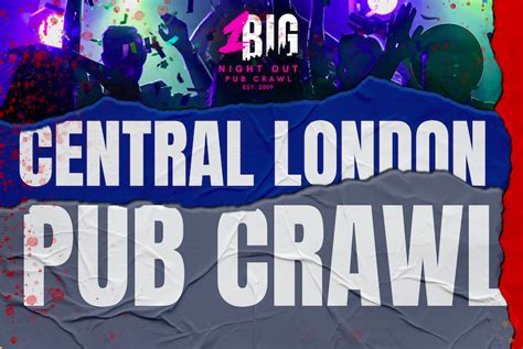 1BNO CENTRAL LONDON PUB CRAWL EVERY SATURDAY At Coyote Ugly Saloon