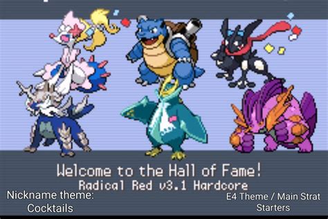 Hardcore Mode Mono Water Complete R Pokemonradicalred