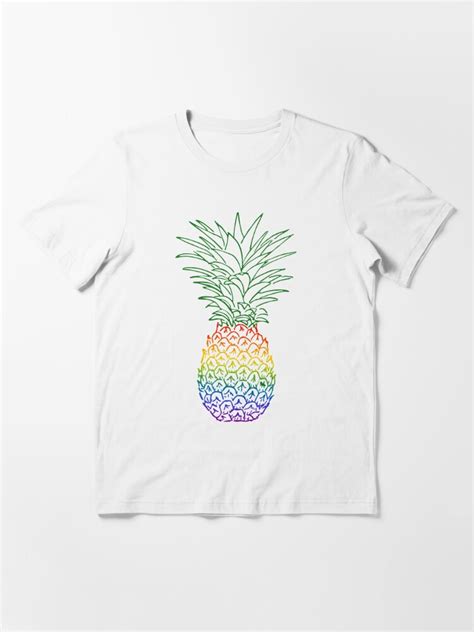 LGBT Gay Pineapple T Shirt By Sleazoid Redbubble