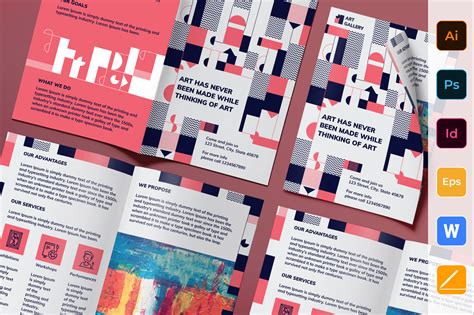 Art Gallery Brochure Template Graphic By Amber Graphics · Creative Fabrica