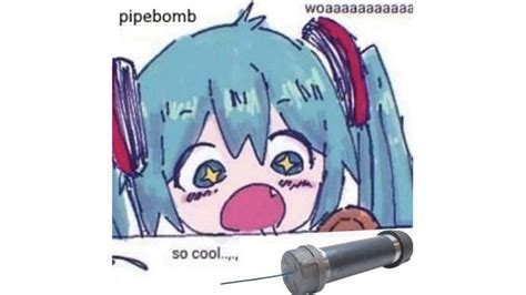 Hatsune Miku Admires a Snail / Woah, Pipe Bomb | Know Your Meme