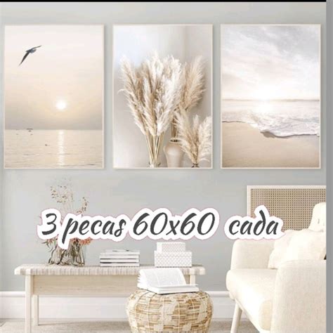 Quadro Decorativo Pe As X Praia Nude Mar Moderno Abstrato Decora O Para Casa Sala Quarto