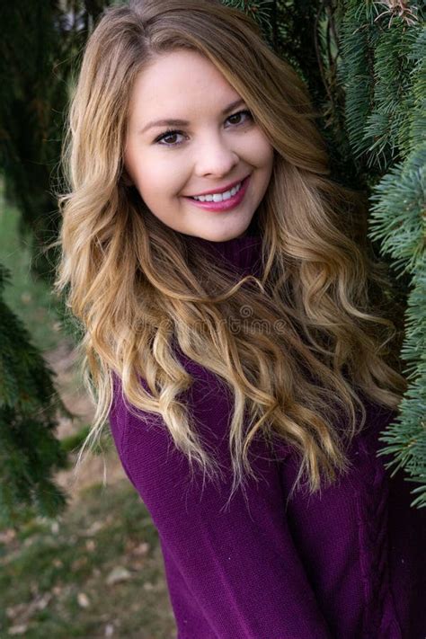 Pretty Girl White Latino With Long Blonde Hair Stock Photo Image Of Curly Mexican