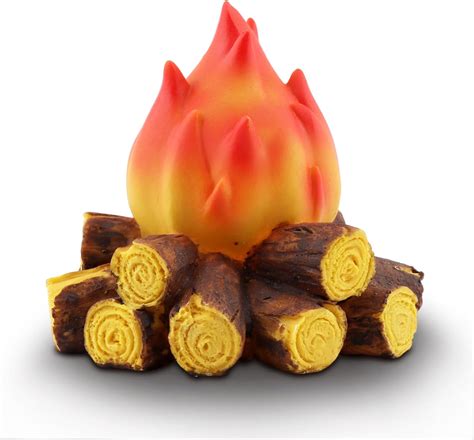 Jaeskeclip 3d Artificial Fake Fire Flames Led Fake Campfire Lamp Led