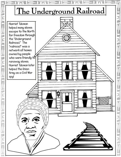 Underground Railroad Coloring Pages Coloring Home