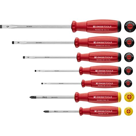 Pb Swiss Pce Slotted Phillips Classic Screwdriver Set P A