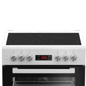 Beko FSM67320GWS Freistehender Elektroherd, 72l Nutzvolumen, 8 ...