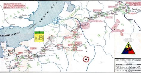 Historias De La Gran Guerra Patriótica Y El Segundo Frente Mapas De La 5th Armored Division