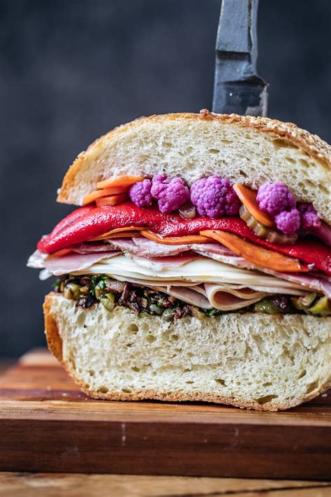 The Best Muffuletta Sandwich — An Updated Classic Muffuletta Sandwich