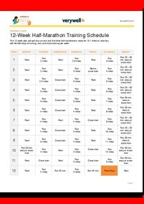 Download Half Marathon Training Plan PDF | OiiDocs.com