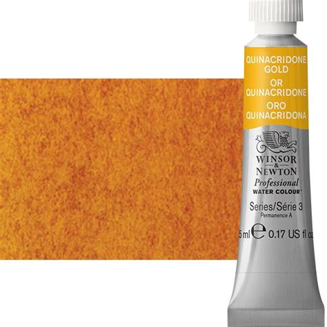 Winsor Newton Professional Watercolor Quinacridone Gold Ml Tube