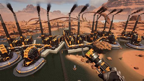 First Coal Power Plant On My Desert Build Rsatisfactorygame