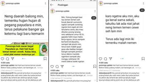 Viral Begal Payudara Marak Di Ponorogo Deteksi Lokasi Lokasi Rawan Dan