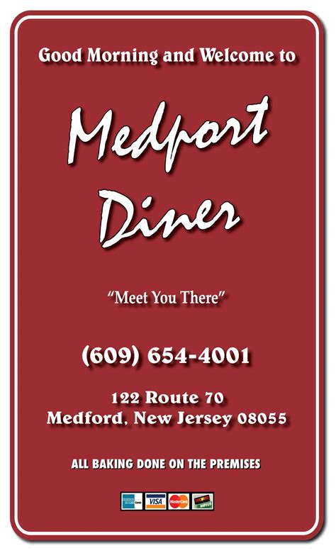 Breakfast Menu | Medport Diner, Medfort New Jersey Diner