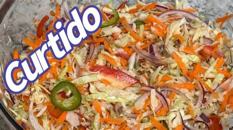 CURTIDO RECETA DELICIOSA