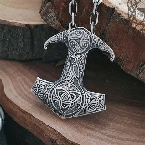 Mjolnir Pendant Etsy