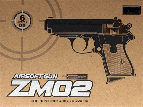 Cyma ZM02 Metal Spring Pistol [ZM02] : Airsoft Wholesaler - Ukarms ...
