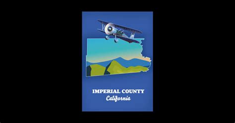 Imperial County California Map Imperial County California M Sticker