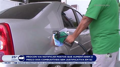 Procon vai notificar postos que aumentarem o preço dos combustíveis sem