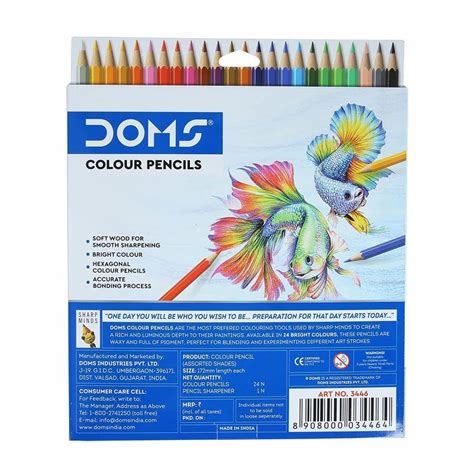 Wood Doms Colour Pencil 24 Shades At Rs 88piece In Mumbai Id