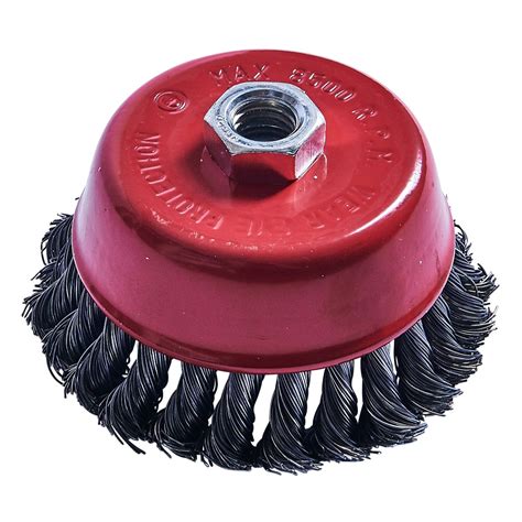 4 100mm Twist Knot Wire Cup Brush Amtech