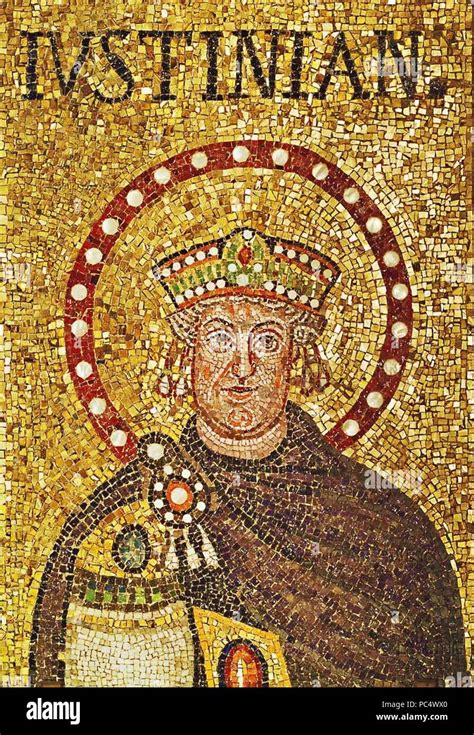 Ravenna mosaic justinian hi-res stock photography and images - Alamy