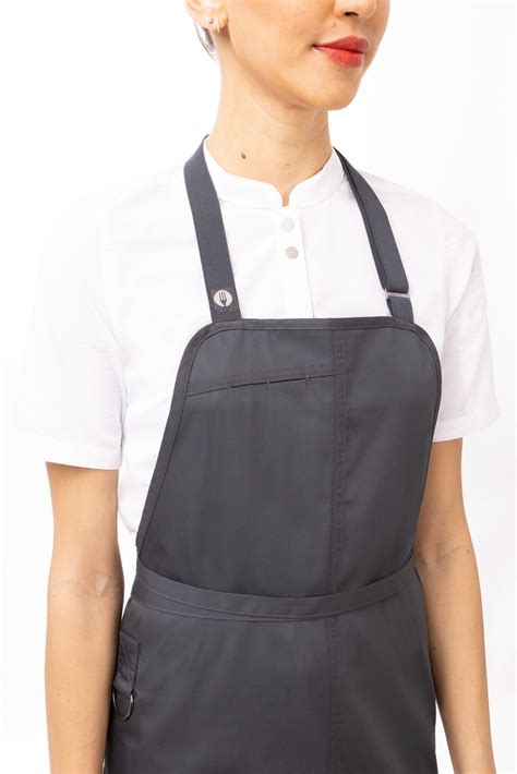 Chef Works Philippines Charcoal Brio Bib Apron ABN05 Chef Works