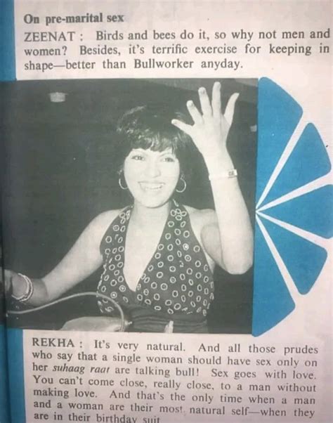 When Zeenat Aman And Rekha Created An Outrage With Their Views On Premarital Sex In The 70s