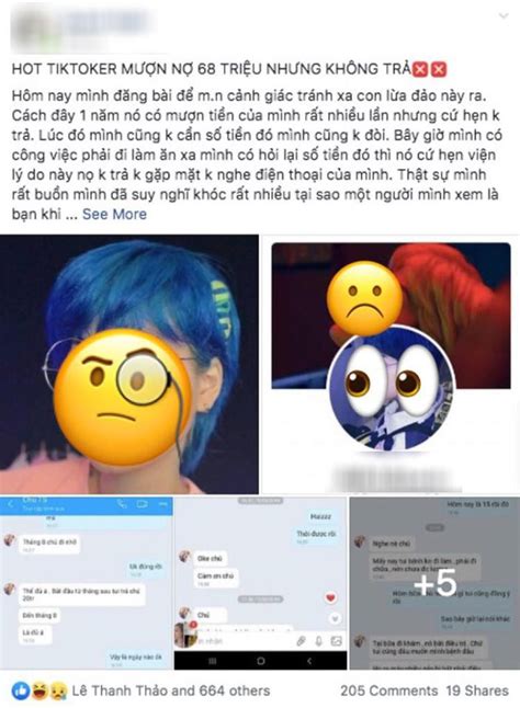 Xôn xao chuyện hot Tiktoker bị tố mượn triệu không trả than bệnh phổi rồi sau đó block luôn