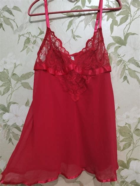 Sexy Red Lingerie Women S Fashion New Undergarments Loungewear On Carousell