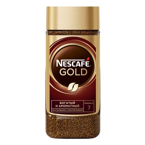 Кофе Nescafe Gold натур. растворимый с жар/молот. 190г купить в ...