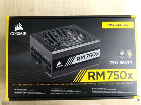 Блок питания Corsair RM750x 750W Ret GOLD (CP-9020179-EU) — купить в ...