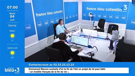 Le Lancement De La Premi Re Matinale Film E De France Bleu Cotentin