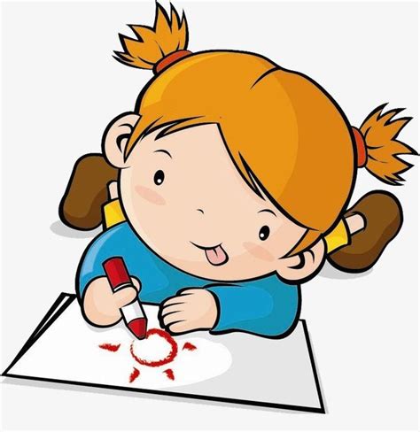 Children, Painting, Cartoon PNG and Vector with Transparent Background for Free Download ...