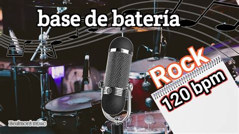 Base De Bater A Para Improvisar Con Bajo Ritmo De Bateria Rock