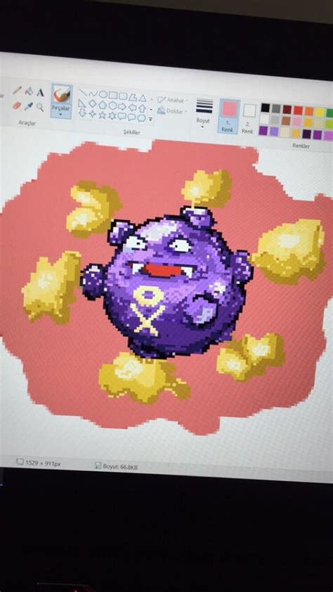 Koffing pixel art : r/pokemon